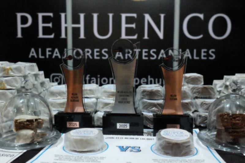 Los alfajores Pehuen Co ganaron en tres categorías en el Mundial del Alfajor 2025