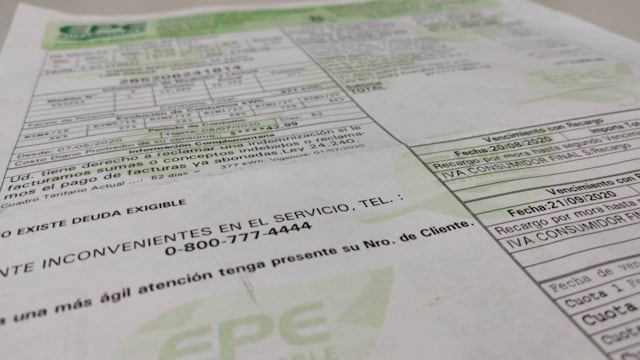 La Empresa Provincial de la Energía (EPE) ofrece el envío de una factura digital como alternativa a la boleta de papel.