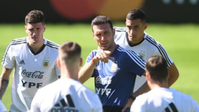 Lionel Scaloni, DT de la selección nacional.