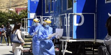 Centro de hisopados en Comodoro Rivadavia