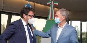 juan schiaretti y Fabrizio Lucentini