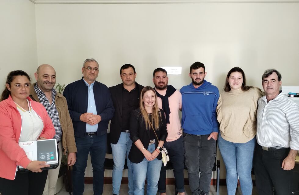 Alcides Calvo estuvo en Saguier y Estación María Juana