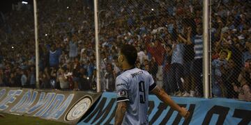 Belgrano, el gol de Vegetti y los elogios del DT Guillermo Farré (Facundo Luque / La Voz).