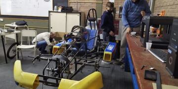 Auto eléctrico, fabricado por estudiantes de Villa Mercedes, competirá en Buenos Aires.