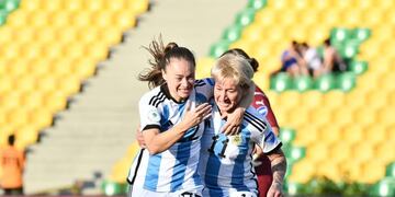 Banini y Rodríguez, las figuras de la Selección.