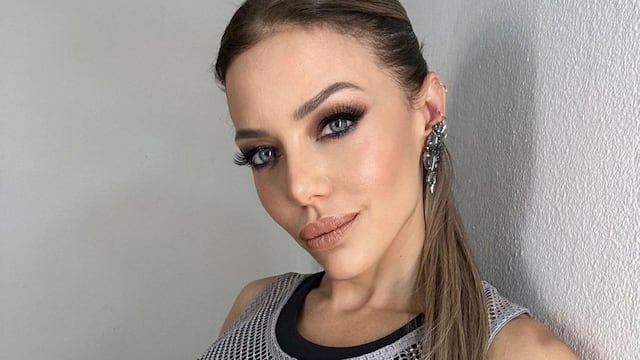 Evangelina Anderson apostó a las transparencias y cautivó con un look total black