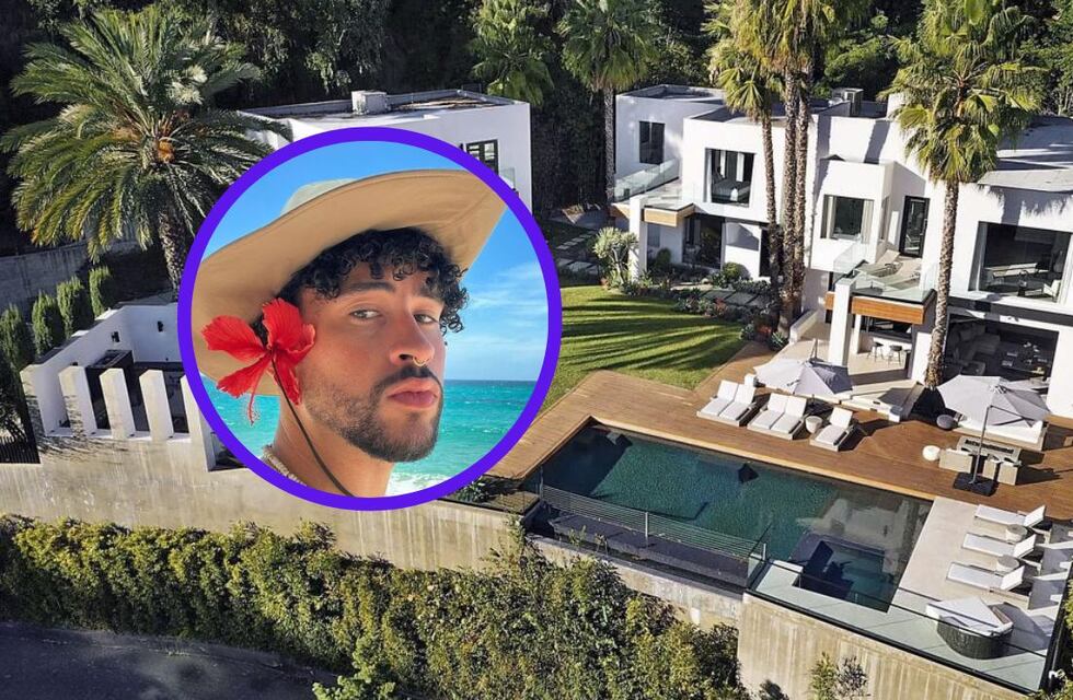 Costó 8.8 millones de dólares, tiene 8 habitaciones y es minimalista: cómo es la mansión de Bad Bunny en California