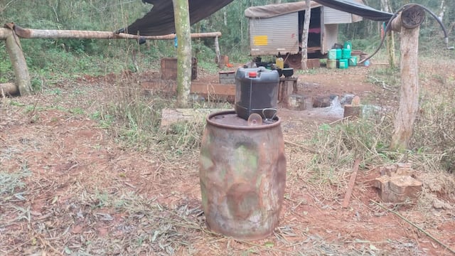 En un control preventivo, Guardaparques desarticulan campamento furtivo en la Biosfera Yabotí.