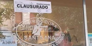 Clausuraron un reconocido comercio en Córdoba.