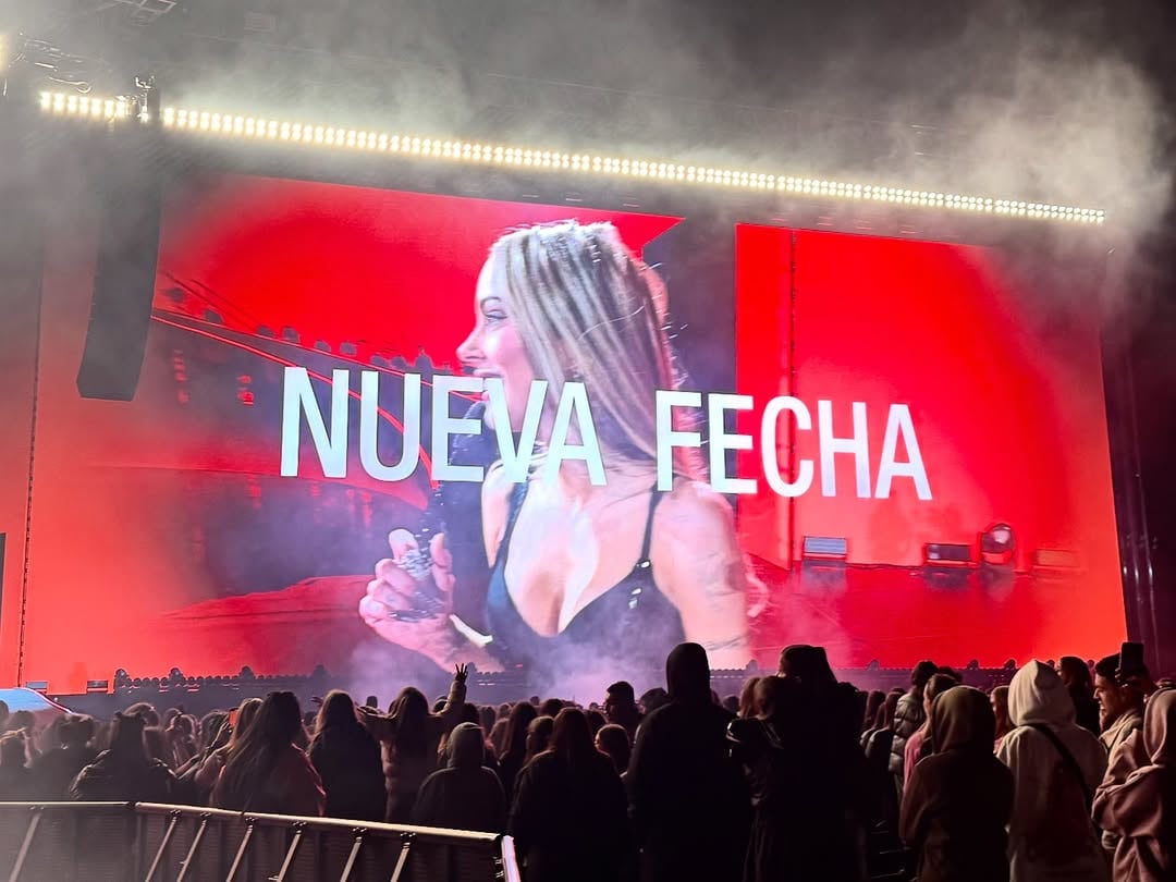 La cantante anunció nuevas fechas con FUTTTURA.