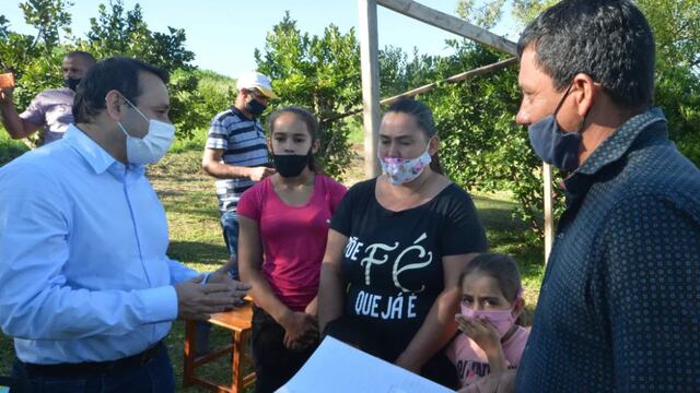 Familias rurales de Pozo Azul recibieron la entrega de 133 títulos de propiedad
