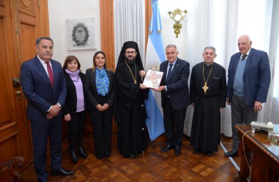 Encuentro entre Jaldo y El Khoury, en el marco de las fiestas patronales