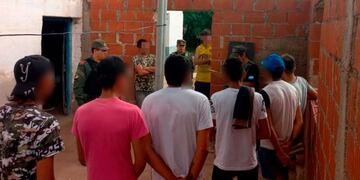 17 personas fueron rescatadas de una finca de ese departamento.