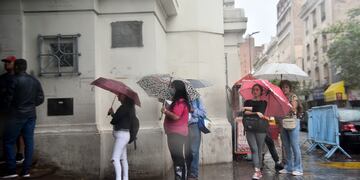 La lluvia dice presente en la ciudad de Córdoba.