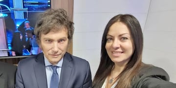 Javier Milei y Sandra Pettovello. (Gentileza)