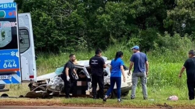 Eldorado: una mujer resultó herida tras una colisión entre dos vehículos.