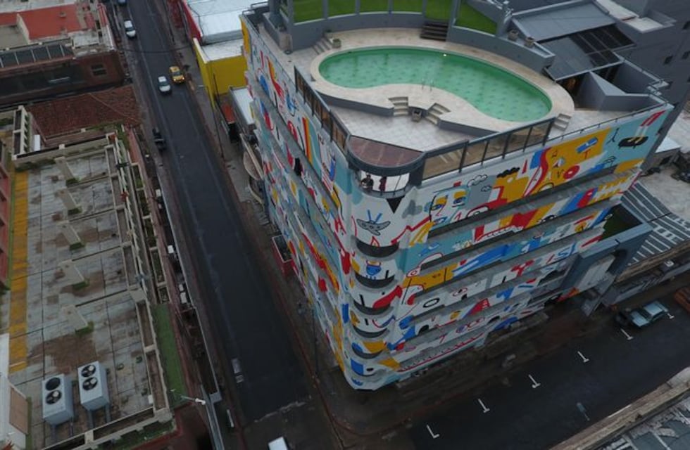 Arte en Córdoba: el increíble mural en un edificio de la ciudad