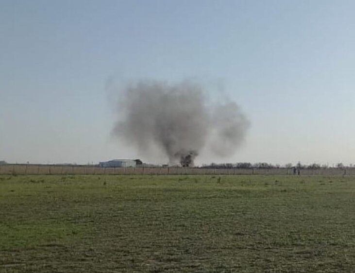 Tragedia en Bell Ville: se cayó una avioneta en un festival aéreo y habría dos fallecidos. (Gentileza)