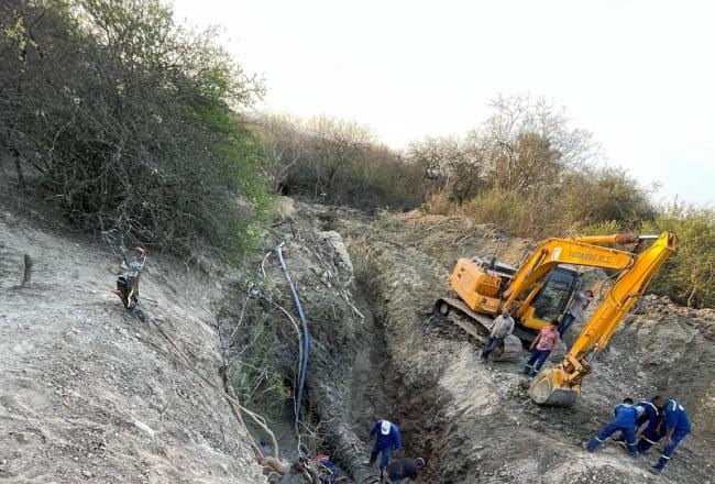 Las obras garantizan el suministro de agua a toda la zona.