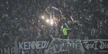 El público de Talleres en San Luis, en la clasificación a cuartos de Copa Argentina (Pedro Castillo / La Voz).