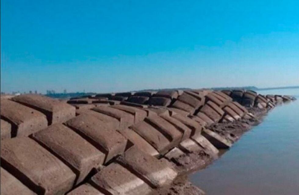 Bajante del Paraná: piden no caminar sobre la malla protectora del Túnel Subfluvial