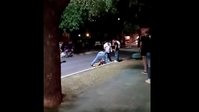 La mujer intentó cruzar a mitad de cuadra cuando fue atropellada.