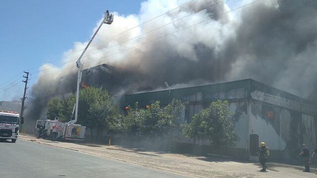 Incendio en SOYCHÚ Gualeguay. Bomberos Gualeguay