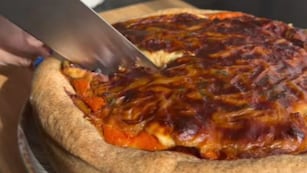 Tarta de calabaza con un toque diferente.