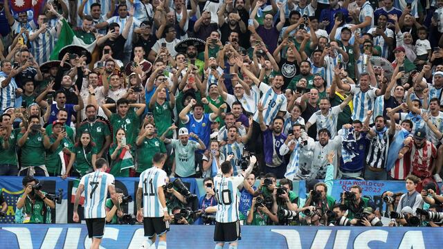 La secuencia del golazo de Lionel Messi a México. (AP)