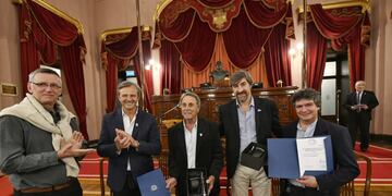 Giano y Bahl encabezaron la nueva presentación del ciclo de Literatura en Diputados