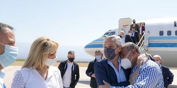 Alberto Fernández llegó a La Rioja donde se reunirá con gobernadores peronistas