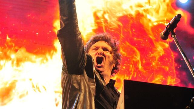 Javier Milei cerró la campaña electoral en el Parque Lezama. (Foto / Marcelo Carroll)