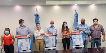 El Municipio de Caleta Olivia firmó un importante acuerdo de precios
con tres carnicerías de la ciudad