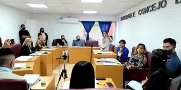 En el Concejo Deliberante de la Municipalidad de Santa Rosa se pondrán en juego el 14 de noviuembre cinco bancas. Gentileza MSR