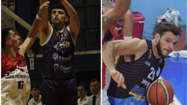Iván Gómez Lepez y Juan Ignacio Bellozas se destacan en la Liga Federal de básquet.
