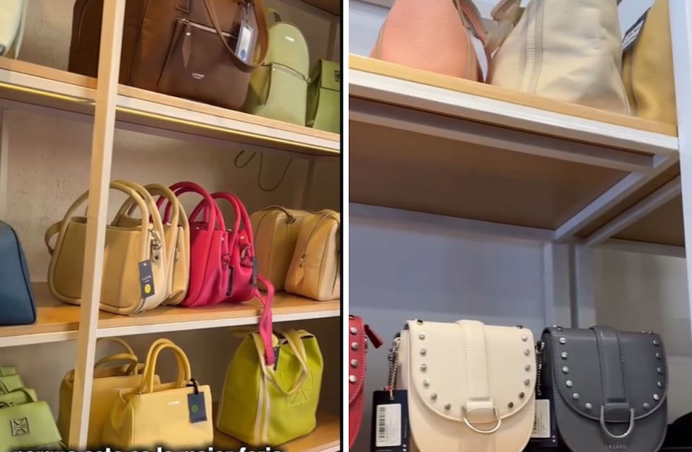 Outlet: una importante marca de accesorios vende carteras de cuero desde 20.000 pesos