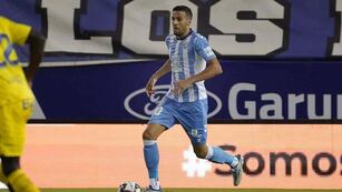 Esteban Burgos, quien jugó en el Málaga (foto) y hoy integra el plantel de San Martín de San Juan, recordó sus comienzos en Talleres.
