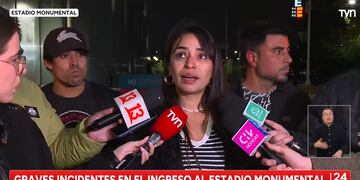 La hermana de una de las victimas.