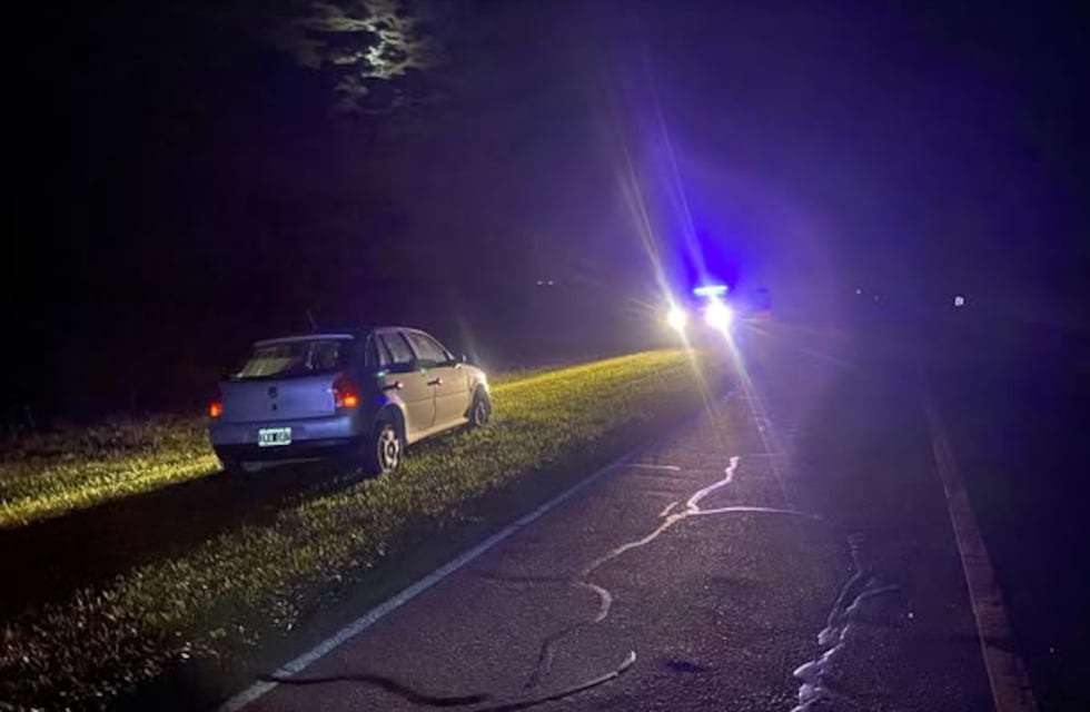 Choque en la Ruta 78: un joven de 18 años tuvo que ser hospitalizado