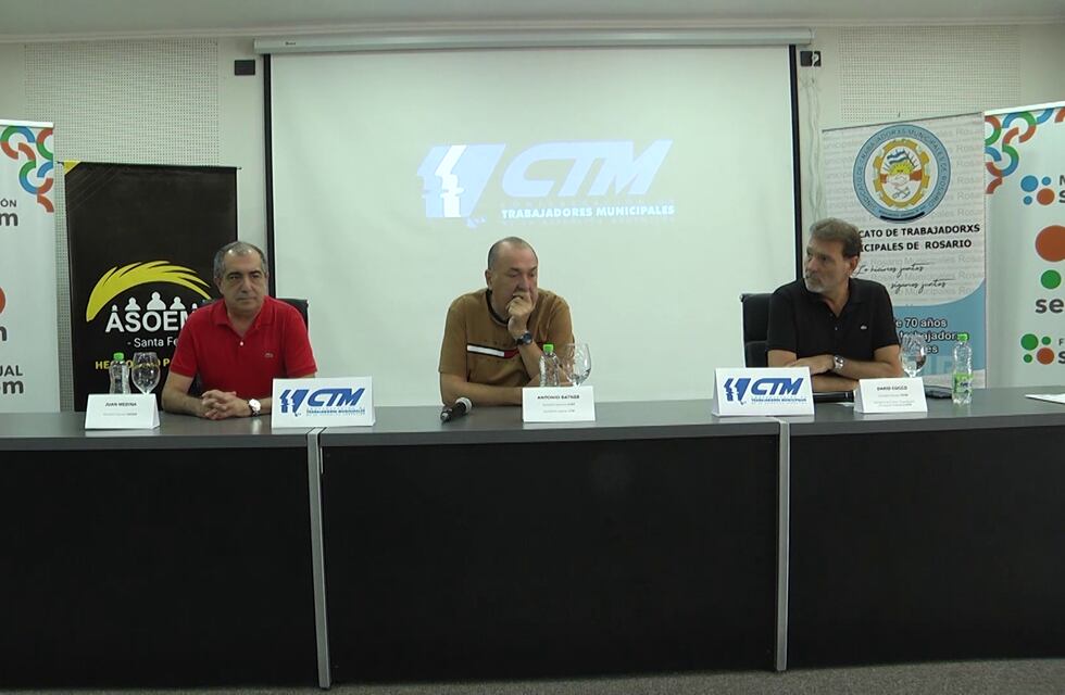 Solidaridad a Darío Cocco de los sindicatos municipales de Rosario y Santa Fe