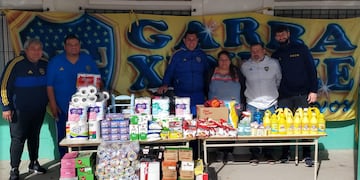 Exitosa campaña solidaria de la Peña Garra Xeneize