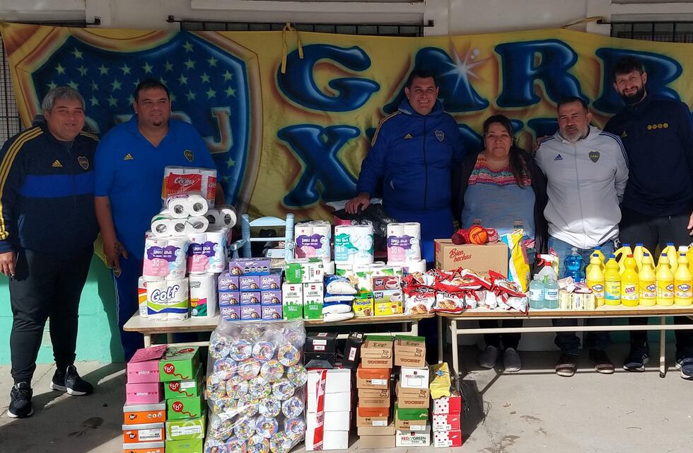 Exitosa campaña solidaria de la Peña Garra Xeneize