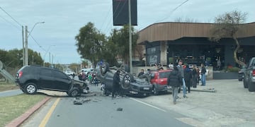 Las imágenes del impactante siniestro vial en La Calera.