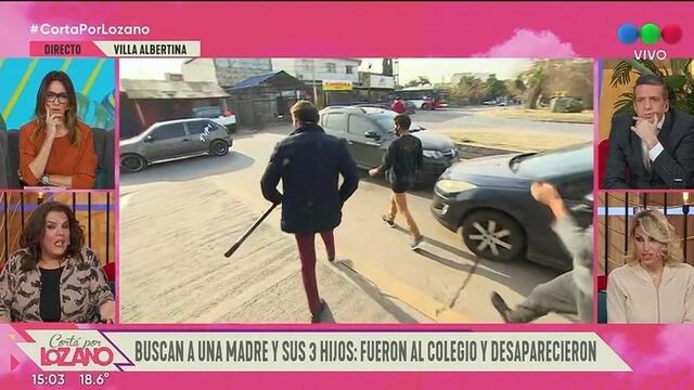 Al movilero de "Cortá por Lozano" le robaron en vivo. (Captura de TV).