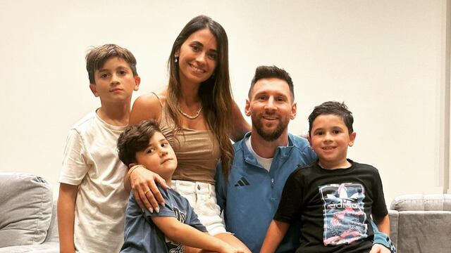 Lionel Messi compartió un conmovedor mensaje por Año Nuevo y varias fotos junto a su familia. Foto: Instagram Leo Messi