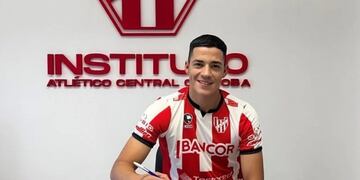 Brahian Cuello, el tercer sanluiseño que formará parte del plantel de Instituto de Córdoba este 2023.