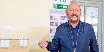 Gildo Insfrán votó en las PASO 2023.