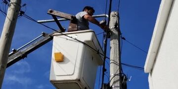 Instalaron nuevas luminarias en Bajo Hondo y Villa del Mar