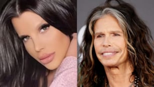 La vez que Charlotte Caniggia conoció a Steven Tyler de Aerosmith.
