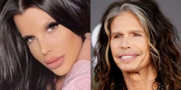 La vez que Charlotte Caniggia conoció a Steven Tyler de Aerosmith.